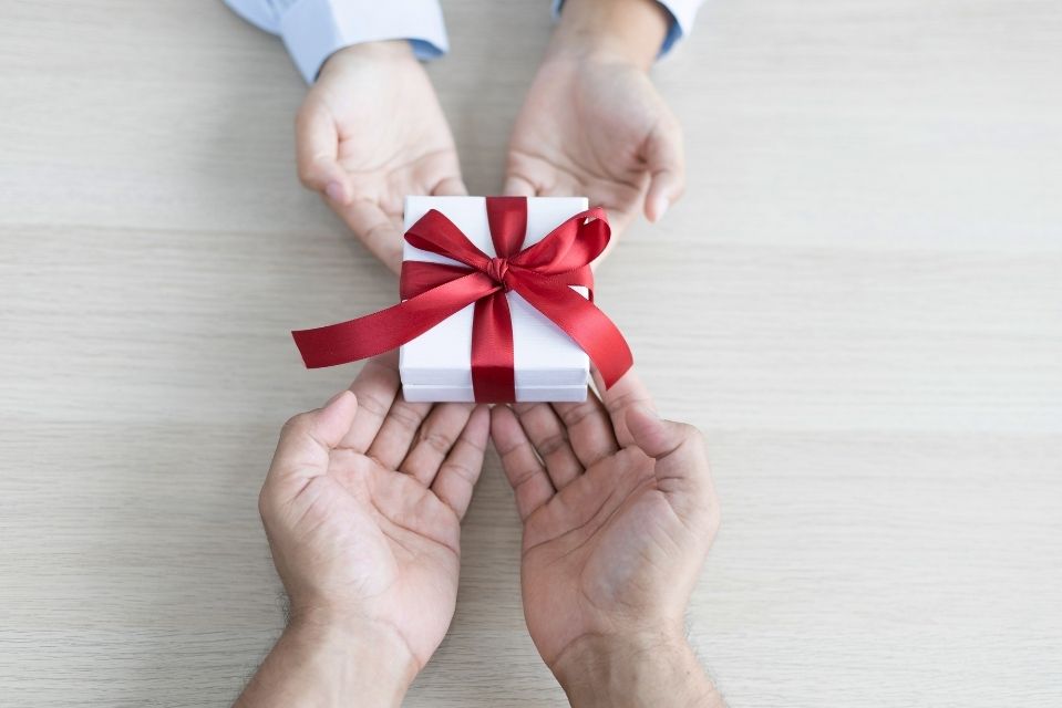 The Hand That Gives Is More Blessed Than The Hand That Receives