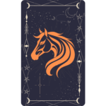 Horse Tarot Card