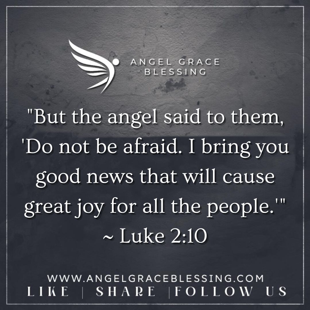 Rejoicing in Good News and Great Joy - Angel Grace Blessing