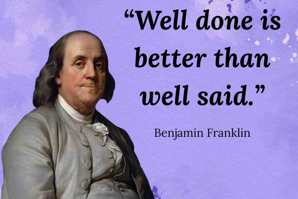 Let Your Actions Speak Louder: Why ‘Well Done’ Will Always Outshine ‘Well Said’